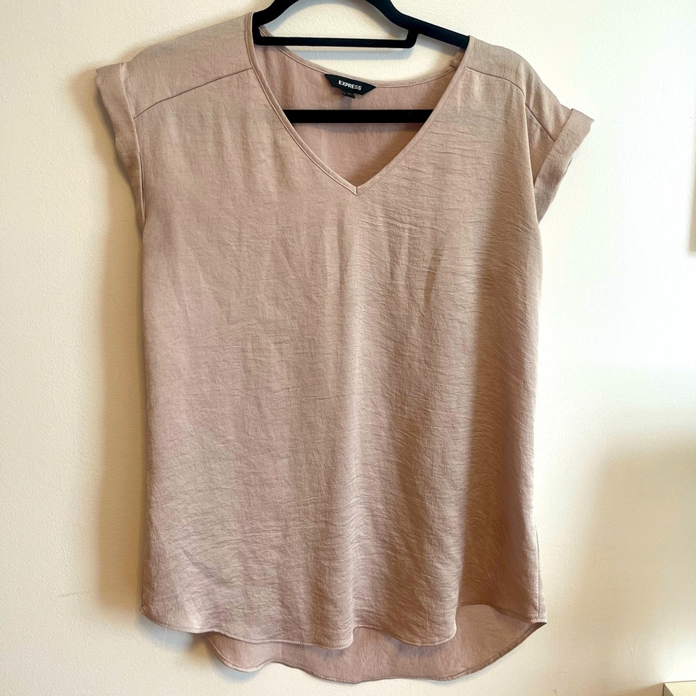 Metallic short sleeve express T-shirts
